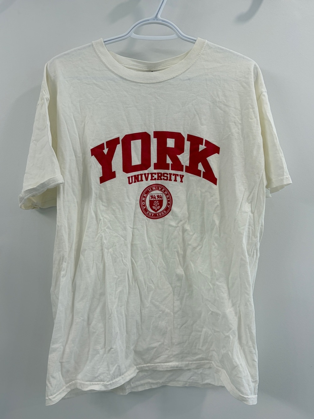 White York University Tee - Men's Casual Shirt - Large